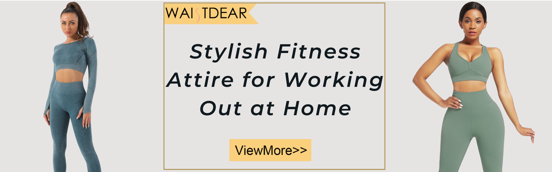 Stylish Fitness Attire for Working Out at Home