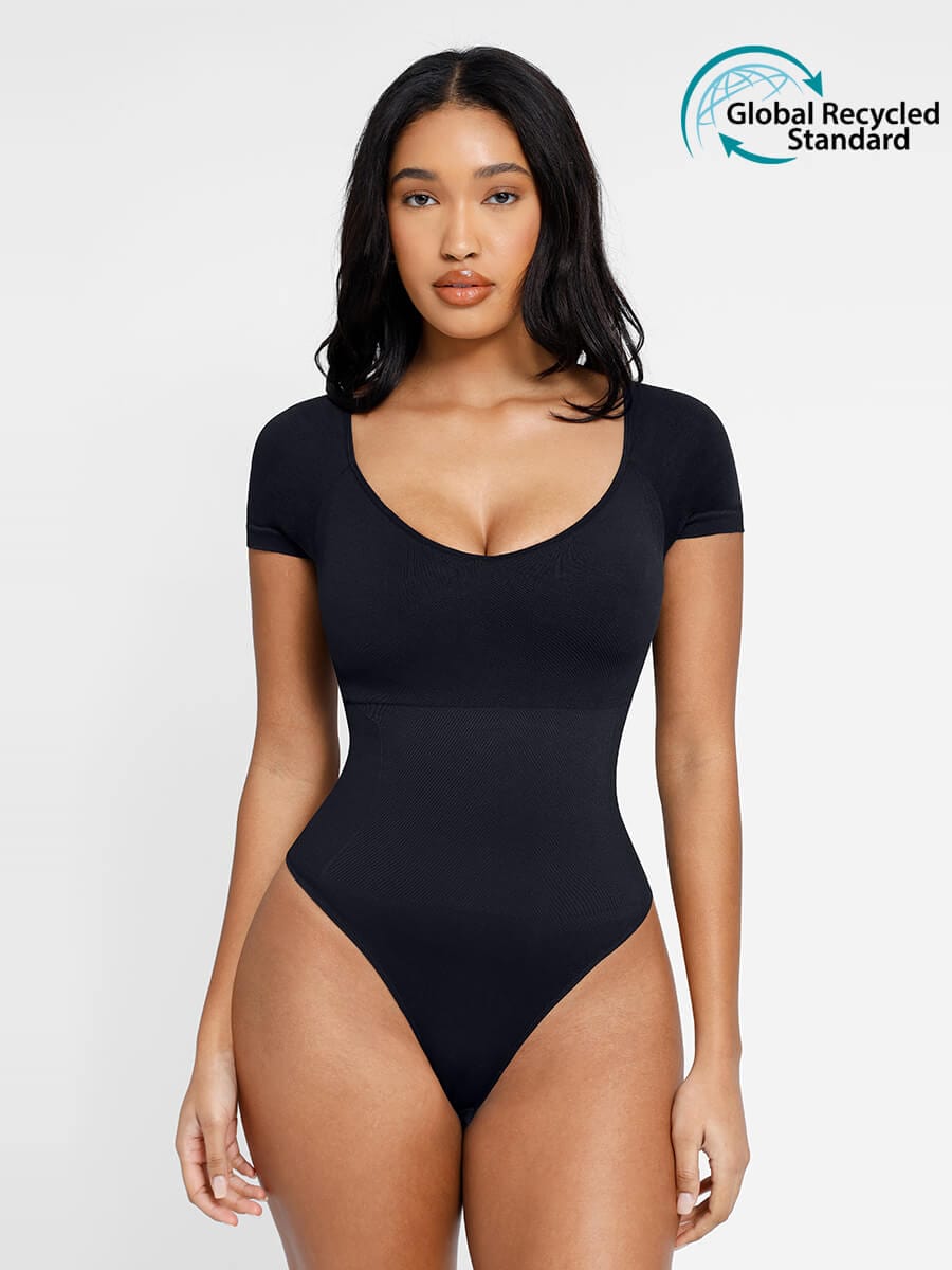 🌿 Eco-friendly Seamless Short-sleeved Outerwear Dress
