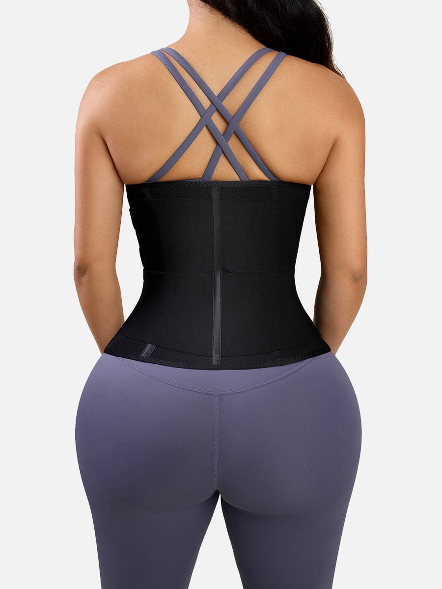 Wholesale Steel Boned Tummy Control Waist Trainer with Double Belts