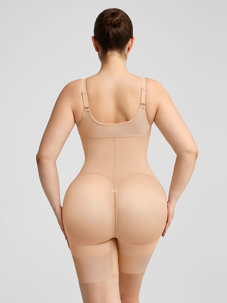 Wholesale Wide Elastic Fajas Colombianas Full Bust Compression Tummy Control Body Shaper