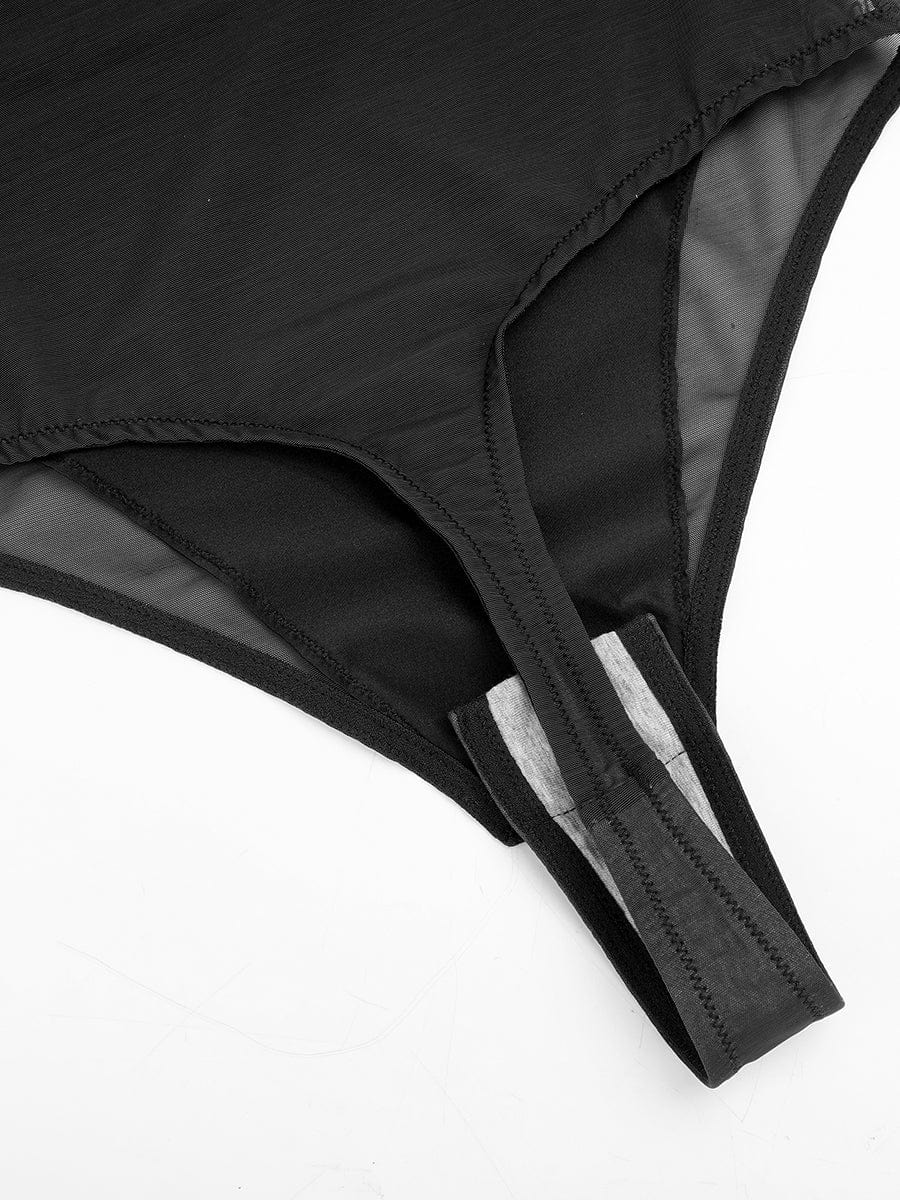 Wholesale Mesh Slip Shapewear Tummy Control Thong Bodysuit