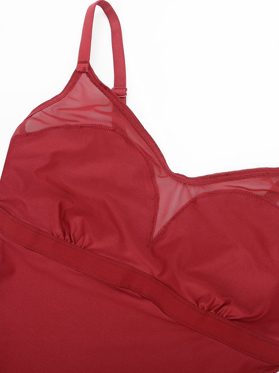 Wholesale Mesh Slip Shapewear Tummy Control Thong Bodysuit