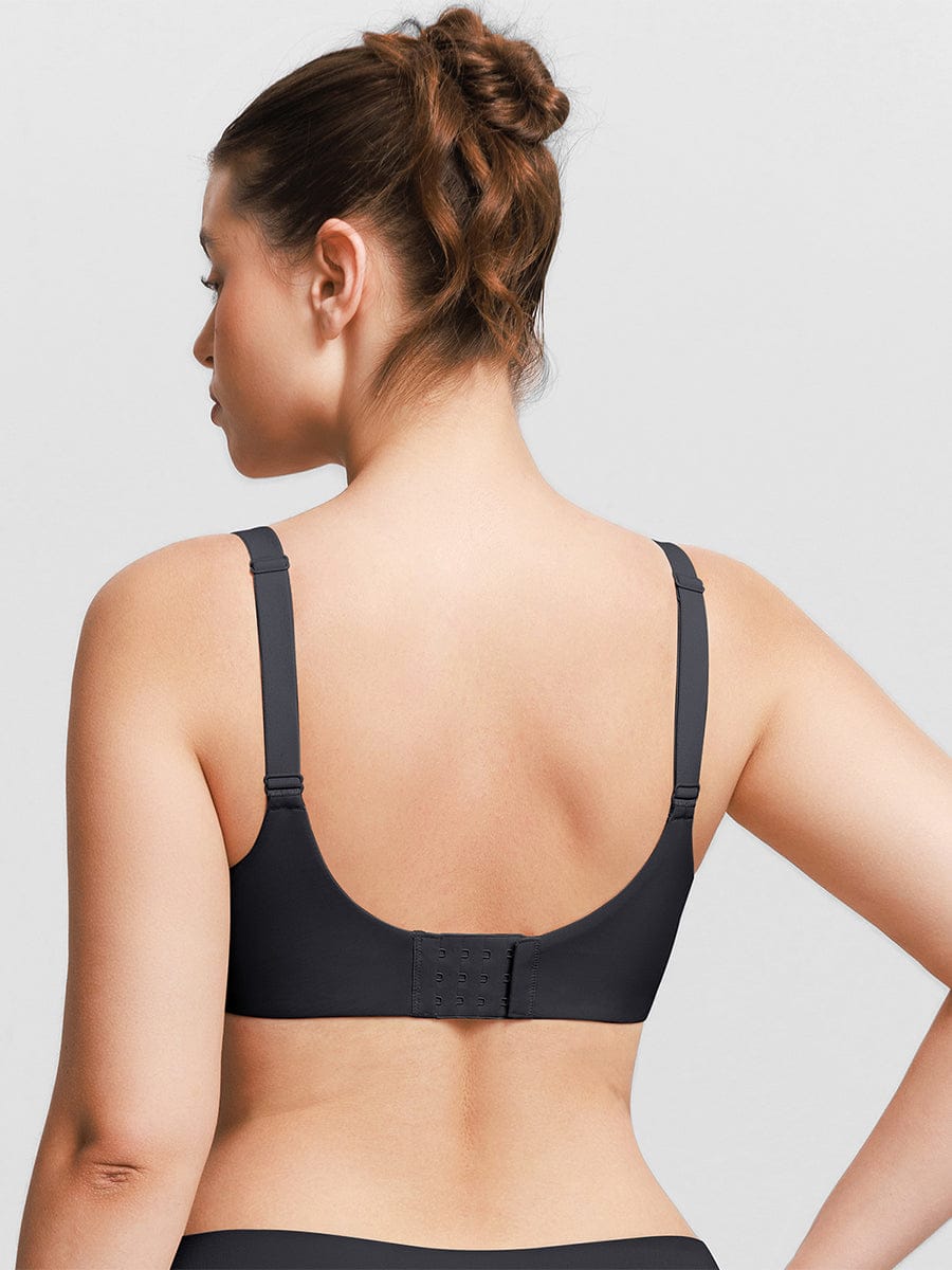 Wholesale Seamless Underwire T Shirt Push Up Demi Bra with Adjustable Shoulder Strap