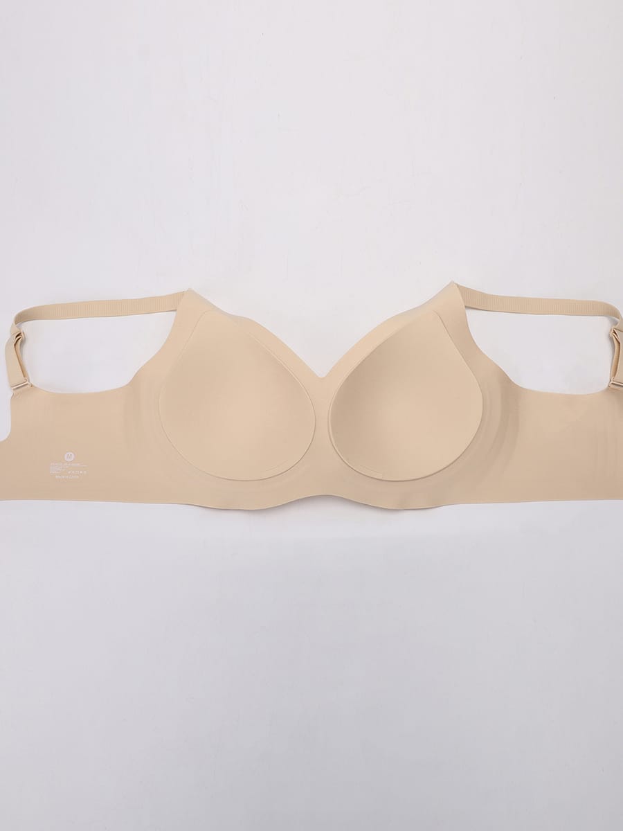 Wholesale Jelly Support Wireless Seamless Everyday T Shirt Bra for Large Breasts SPU