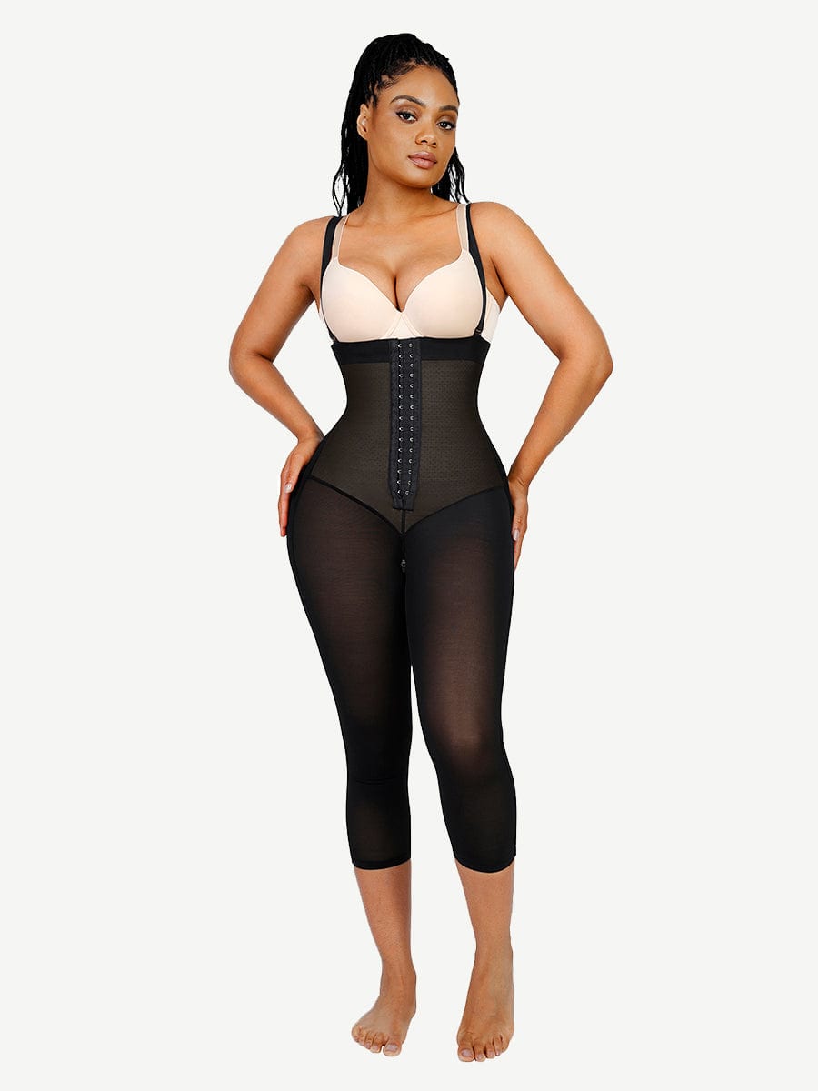 Wholesale Latex Open Bust Tummy Control Shapewear with Adjustable Stra