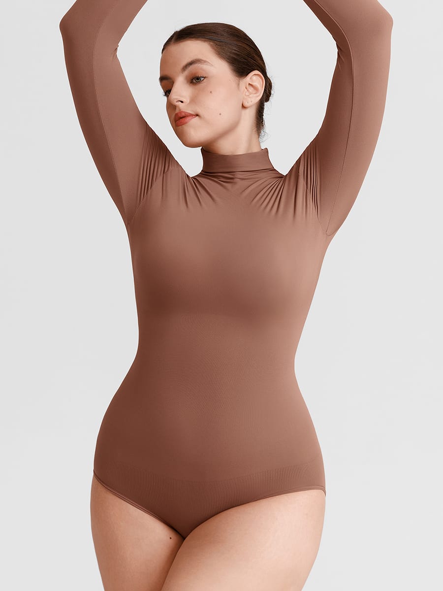 Wholesale Butter Soft Seamless Snap Crotch Bodysuit Second Skin Stretc
