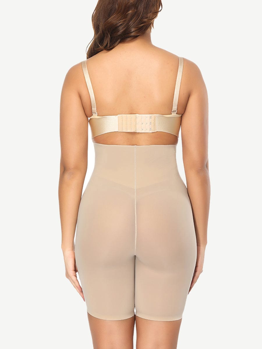 High-Waist Smooth Shapewear Thigh Slimmer Shorts Control Panties Seamless Thigh for Woman