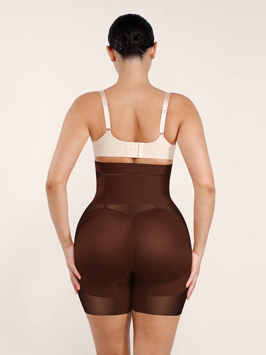 Wholesale High-Waisted Shaping Briefs Breathable Mesh Waist & Abdomen Control Butt Lifter