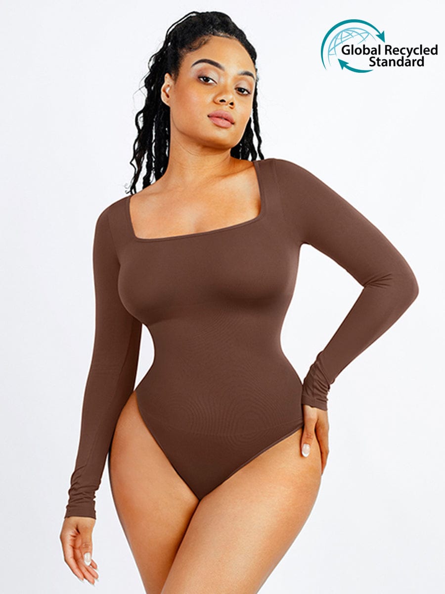 Brown Bodysuits for Women, Shop Long Sleeve, Tank & Thong
