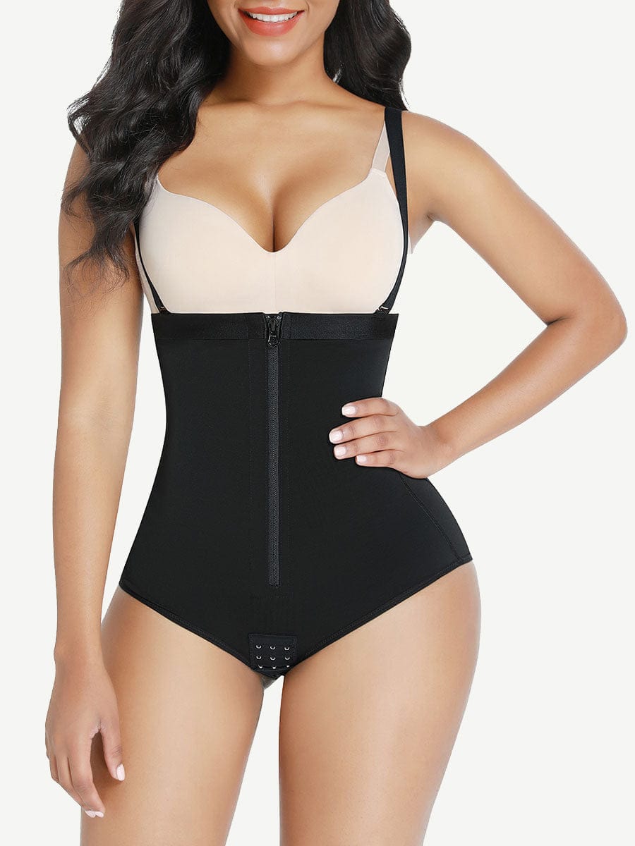 Wholesale High Waist Post Surgery Shaper Shorts With Two Steel Bones and ZipZip