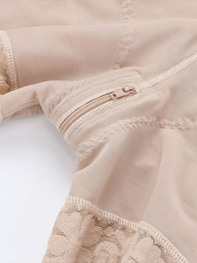 Wholesale Detachable Straps Full Body Shaper Zipper Fajas Abdominal Control