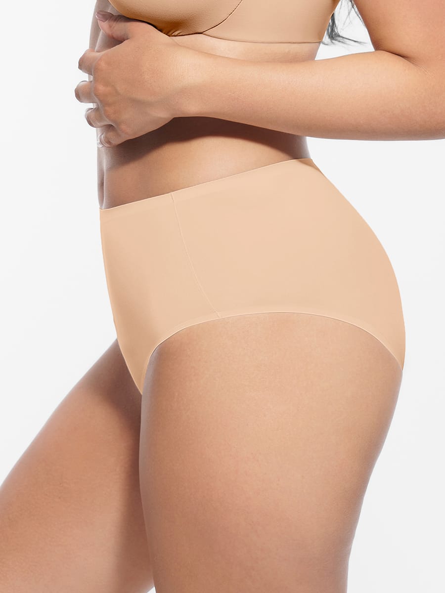 Wholesale Cloud Like Mid Waist 360° 4-Way Stretch Daily Panties