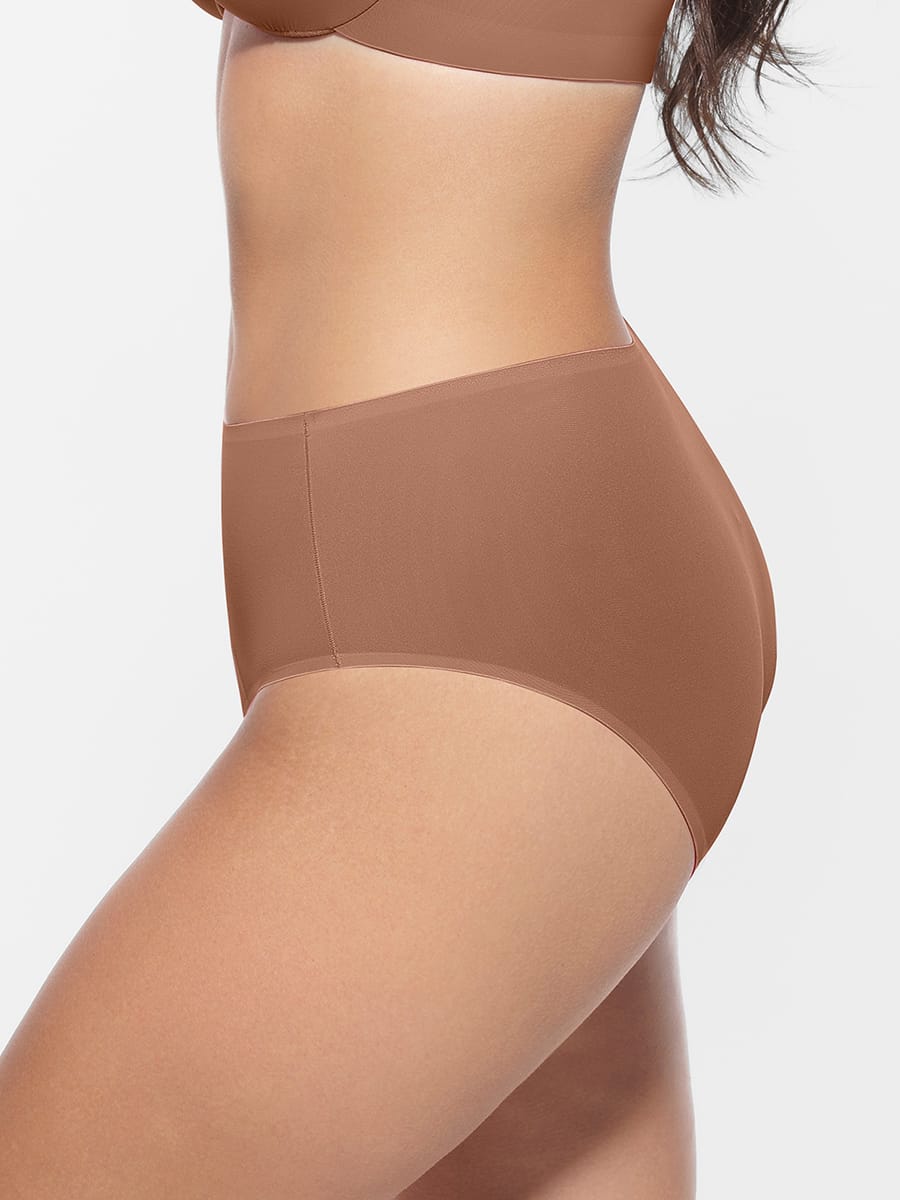 Wholesale Cloud Like Mid Waist Brief Panties
