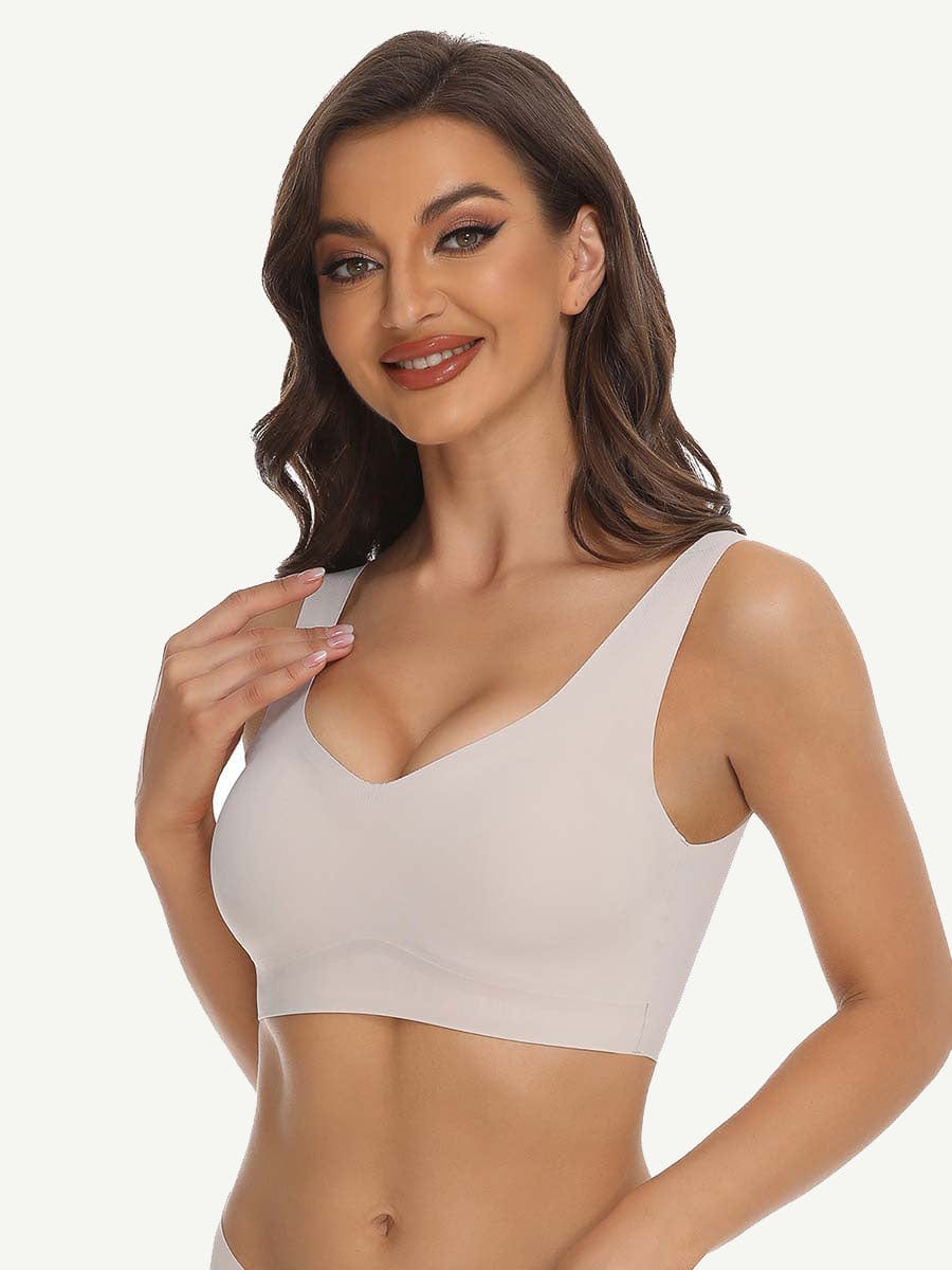 Wholesale Soft-Touch Smoothing Fabric Fashion Elasticity Seamless Bra Lightweight