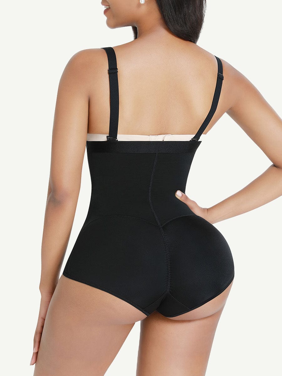 Wholesale High Waist Post Surgery Shaper Shorts With Two Steel Bones and Zip