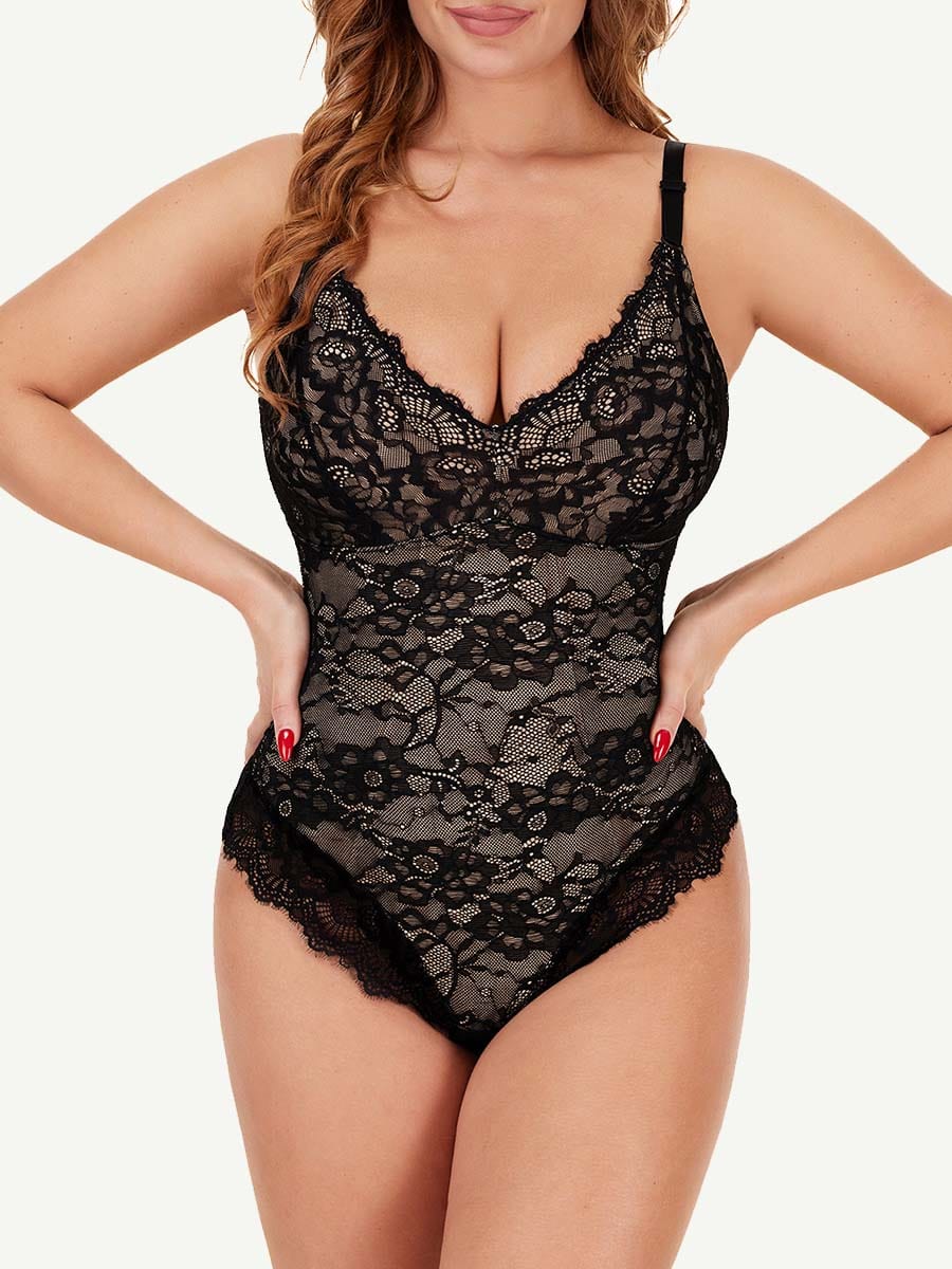 Wholesale Sexy Lace Breast Support Adjustable Shaper for Bridal Bodysuit