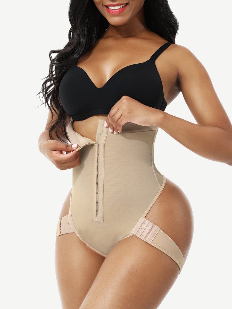Wholesale Good High Waist Butt Lifter Thong Curve With 2 Side Straps B