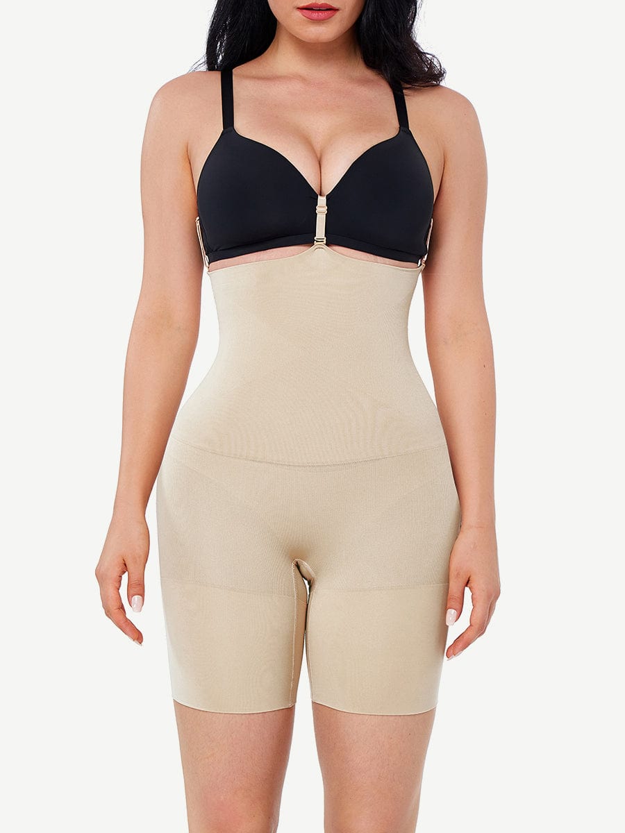 Wholesale Contour Black Panty Shaper Hollow Out Solid Color Body Shape