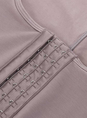 Wholesale Shimmer Skin Hook Open Crotch Underbust Fajas Bodysuit Big Size Breathability