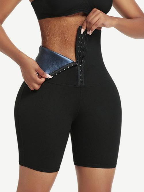 Wholesale Dark Blue High Rise Rows Hooks Neoprene Waist Trainer Shor