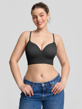 Wholesale Wireless Demi T Shirt Bra Seamless Light Support Everyday Comfort