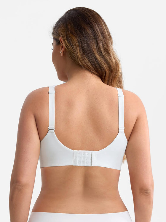 Wholesale Full Coverage Underwire Side Boning Mesh Plunge Minimizer Bra