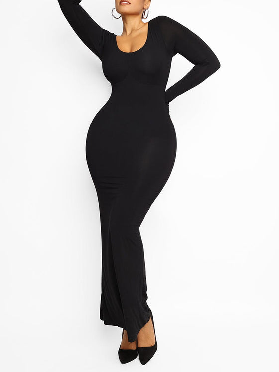 Wholesale Light Shaping Abdomen Tightening Bulit-in Shapewear Dress