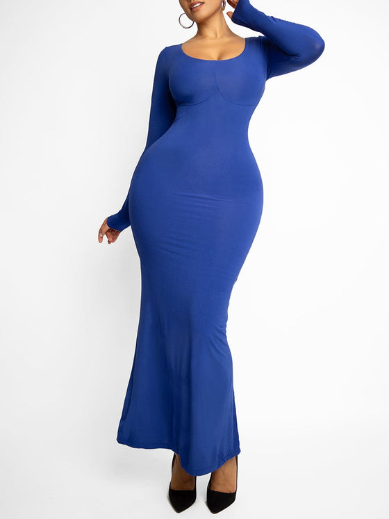 Wholesale Light Shaping Abdomen Tightening Bulit-in Shapewear Dress