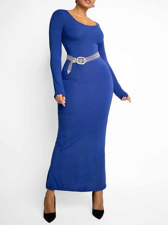 Wholesale Light Shaping Abdomen Tightening Bulit-in Shapewear Dress