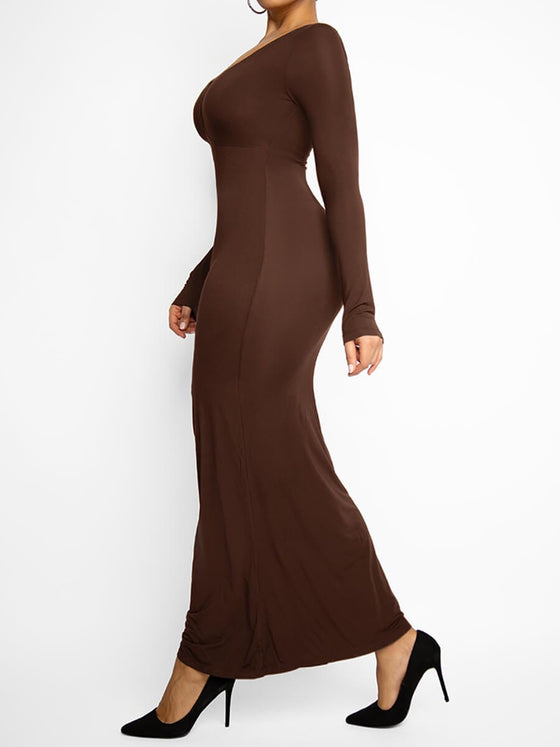 Wholesale Light Shaping Abdomen Tightening Bulit-in Shapewear Dress