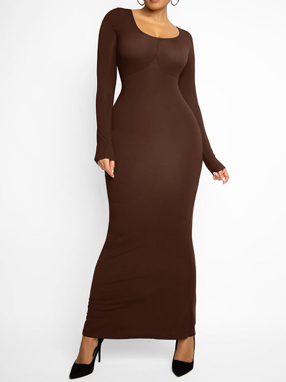 Wholesale Light Shaping Abdomen Tightening Bulit-in Shapewear Dress
