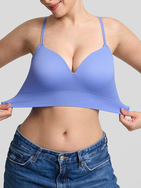 Wholesale Wireless Demi T Shirt Bra Seamless Light Support Everyday Comfort