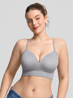 Wholesale Wireless Demi T Shirt Bra Seamless Light Support Everyday Comfort