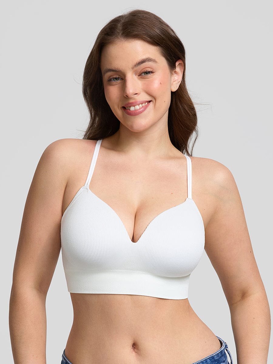 Wholesale Wireless Demi T Shirt Bra Seamless Light Support Everyday Comfort
