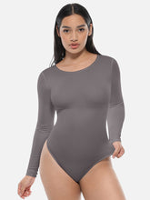 Wholesale Seamless Bodysuit Long Sleeve Slim Corset Shapewear Bodysuit