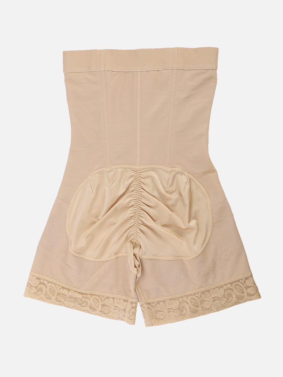 Wholesale Butt Lift High Waisted Shapewear Shorts with Four Steel Bones