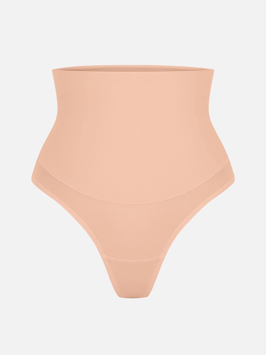 Wholesale High Waist Tummy Control Thong Shapewear Panties