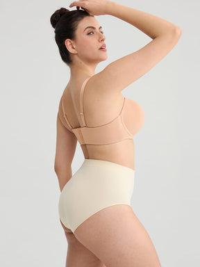 Wholesale Strapless Non-slip Gathering Bust Support Underwire 1/2 Cup Bra