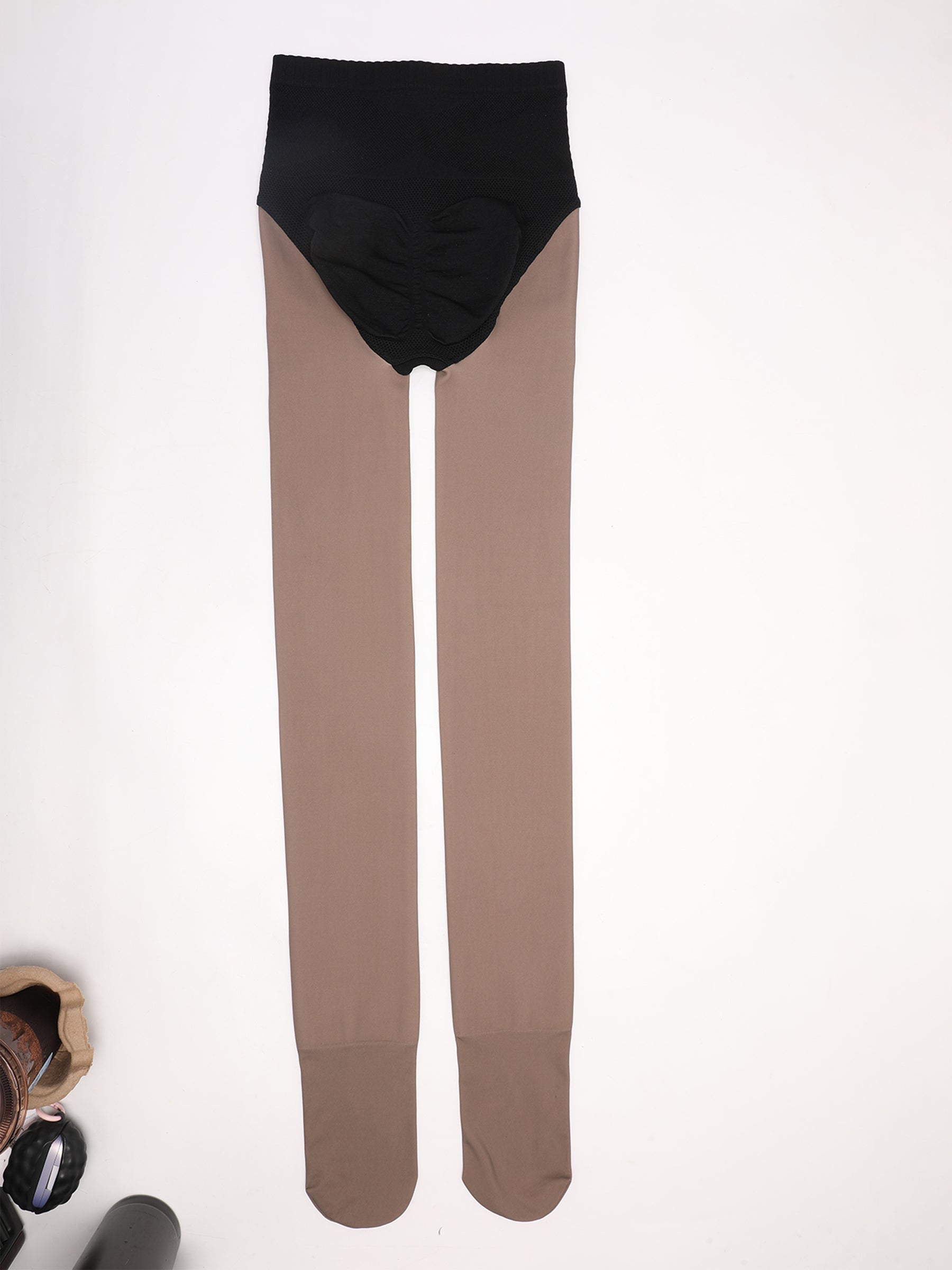 Wholesale High-Waisted Seamless Sculpting Sheer Thermal Tights