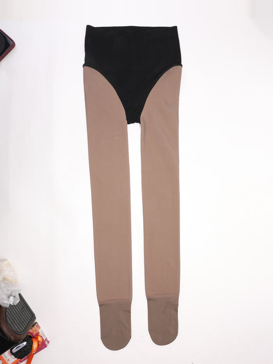 Wholesale High-Waisted Seamless Sculpting Sheer Thermal Tights