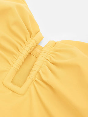 Wholesale Strapless U Wire Mesh Tummy Control One Piece Shapewear Swimsuit with Removable Pads