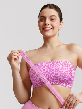 Wholesale Strapless Anti Slip Bandeau Bra Fixed Molded Cups FeelSoft Fabric Nipple Coverage