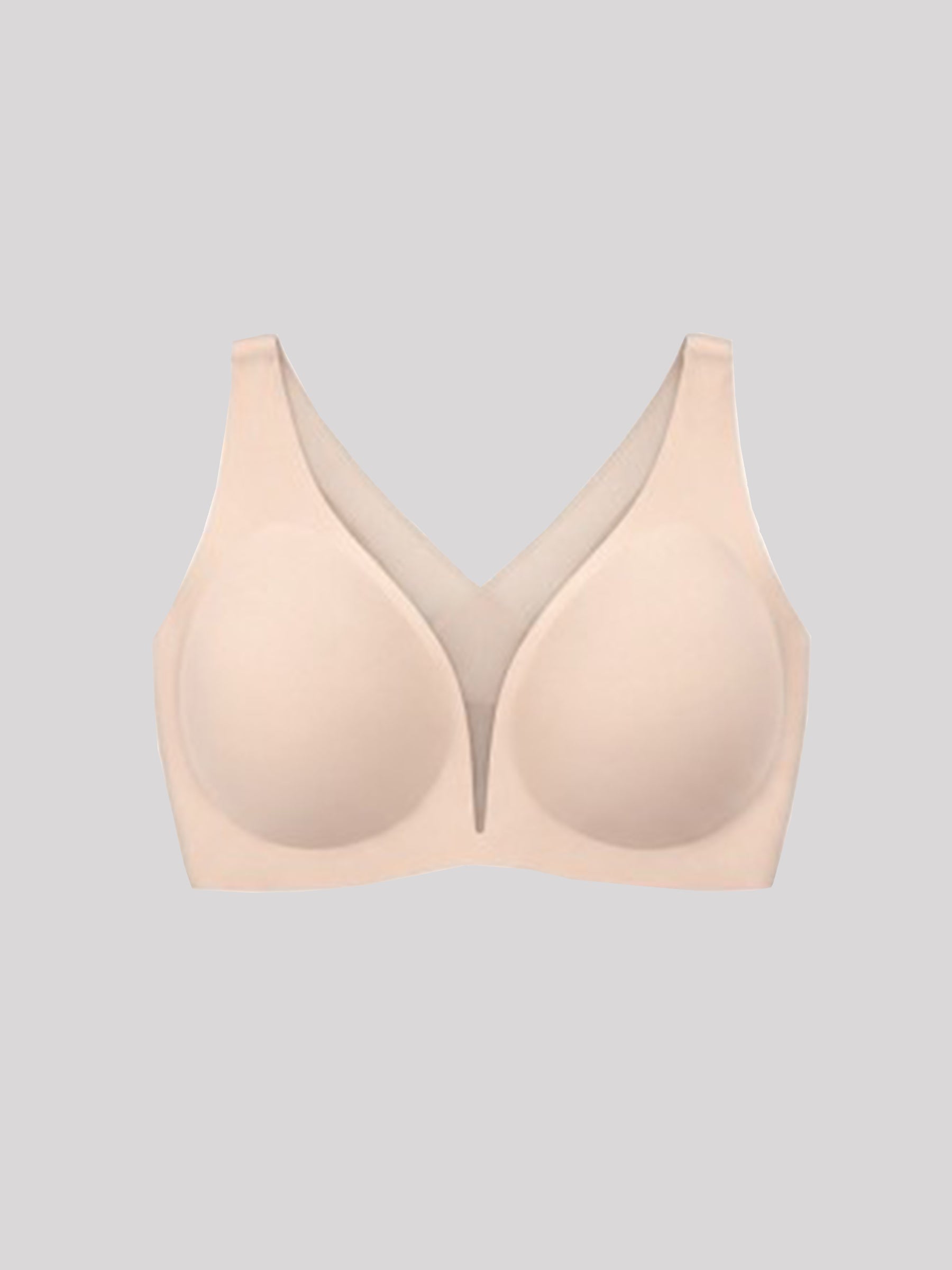 Wholesale Traceless Mesh Full Coverage Wireless Built-In Gel Support T-Shirt Bra