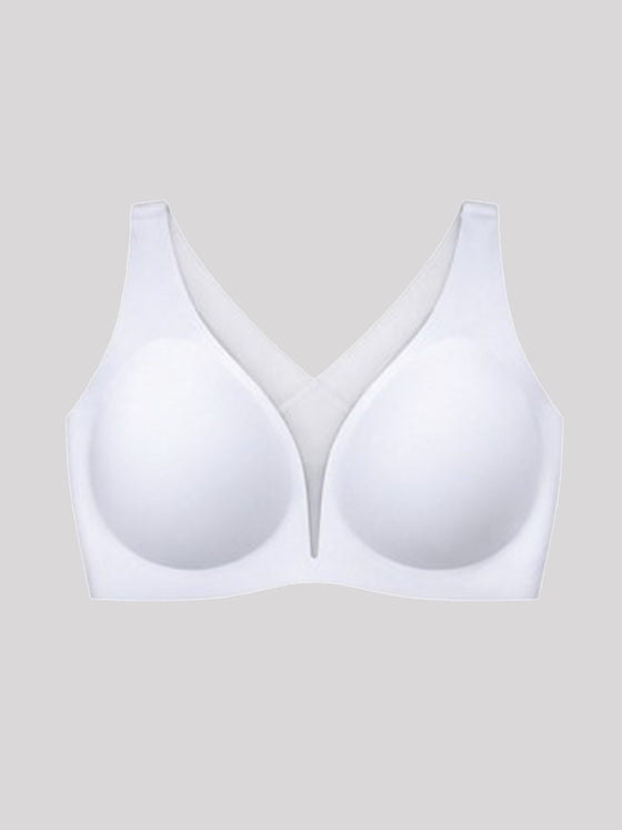 Wholesale Traceless Mesh Full Coverage Wireless Built-In Gel Support T-Shirt Bra