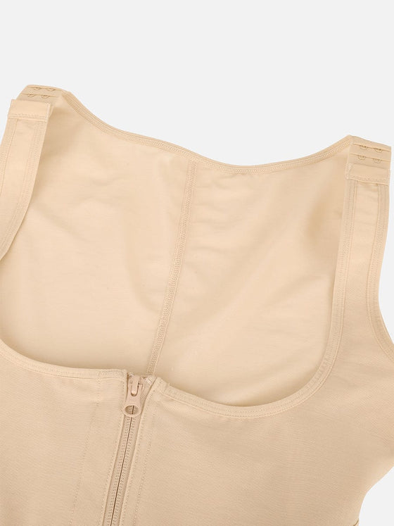 Wholesale U-Shaped Chest Support Waist Control Peach Butt Post Surgery Full Body Shapewear