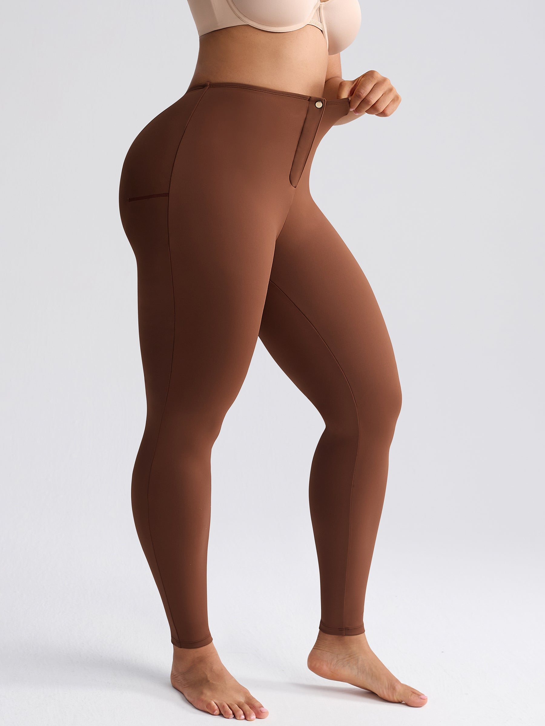 Wholesale Tummy Control High Waist Shaping Booty Skinny Pants