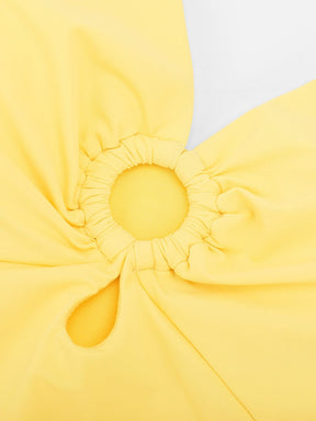 Wholesale Waist Shaping Mesh Eco Lining Ruched Brief One Piece Swimsuit with Pads