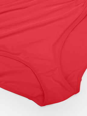 Wholesale Waist Shaping Mesh Eco Lining Ruched Brief One Piece Swimsuit with Pads