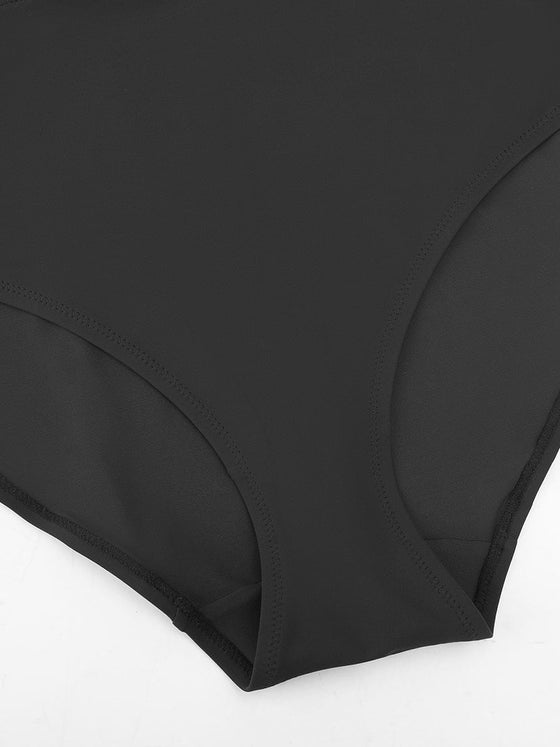 Wholesale Deep V Ruched Shaping Mesh One Piece Swimsuit with Removable Pads