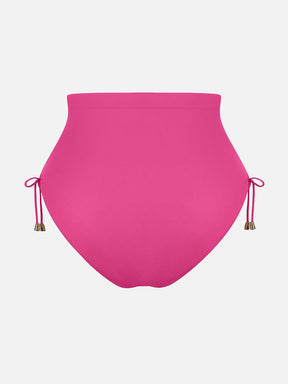 Wholesale Deep V Metal Ring Drawstring Tummy Control Swimsuit with Removable Pads